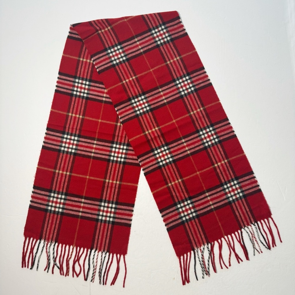 Croft & Barrow Red Plaid Scarf